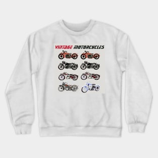 CLASSIC VINTAGE MOTORCYCLES Crewneck Sweatshirt